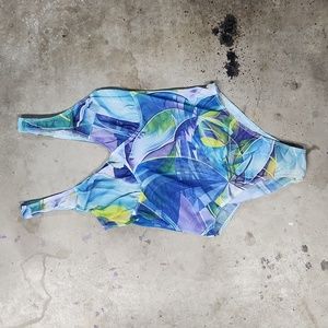 Kiniki tan through one piece swimsuit size size 14 or large